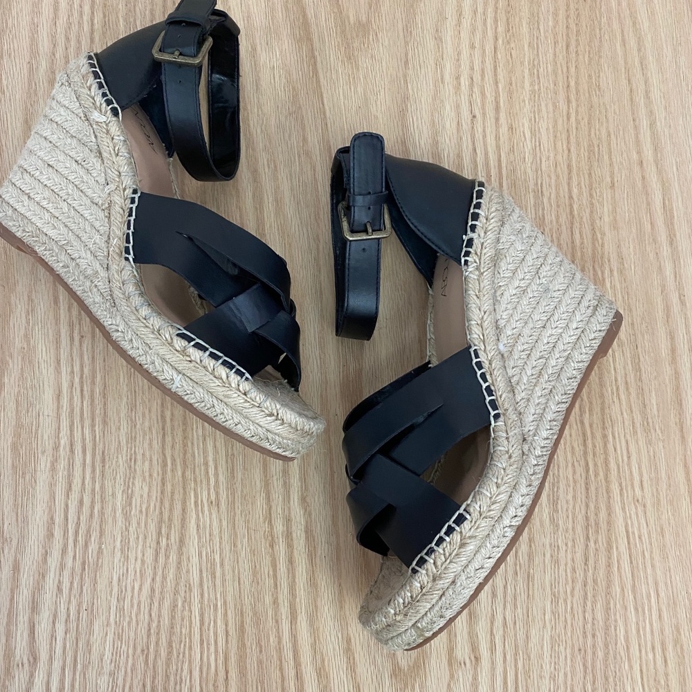 New ABOUND Sayge Espadrille Wedge Sandal Size 9